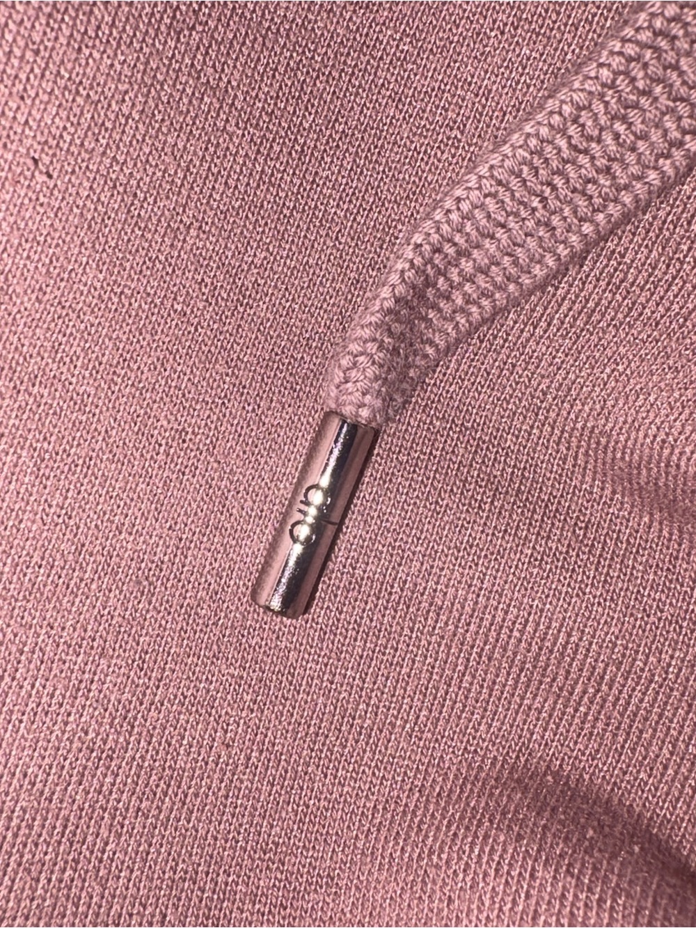ALO Yoga Men's Mauve Pullover Hoodie - Picture 3 of 4